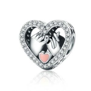 Charm Promesse d’amour en argent